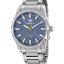 Reloj Marea Hombre con Esfera Azul Claro con Segundero Amarillo
